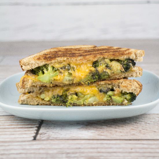 Broccoli Grilled Cheese Sandwich - Recipe photo by pamelaz