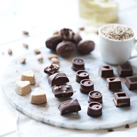 Raw Vegan Salted Caramel Chocolate - Recipe photo by A Conscious Collection