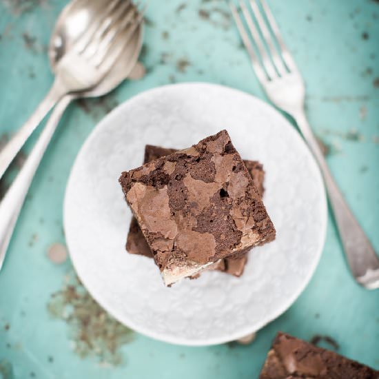 Ridiculously chocolatey brownies - Recipe photo by simmerandboyle