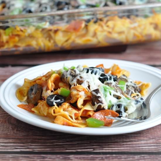 Pizza Noodle Casserole - Recipe photo by bellyfull