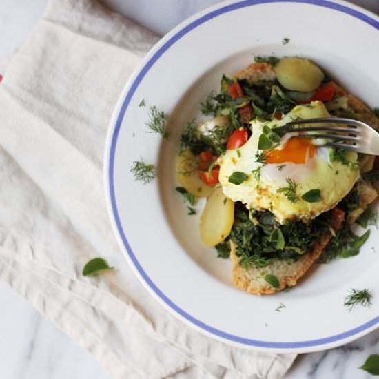Acquacotta (Greens + Bread Soup) - Recipe photo by food52