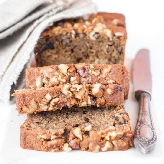 Plumcake pears, walnuts and coffee - Recipe photo by Sweetie_Home