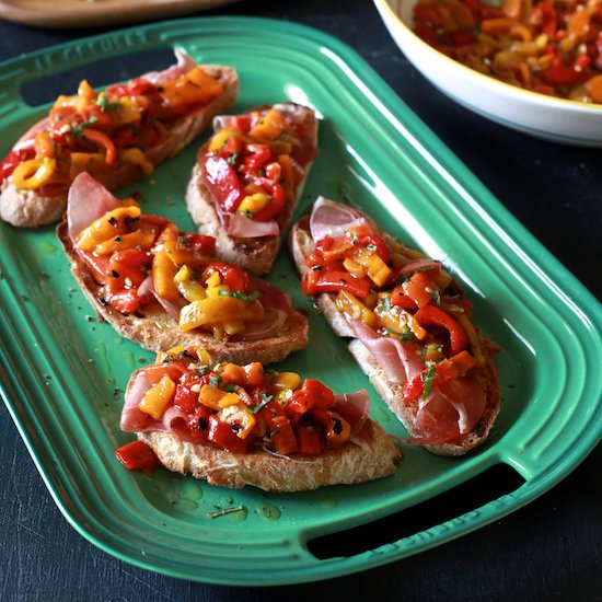 Roasted Peppers in Olive Oil - Recipe photo by meseidy