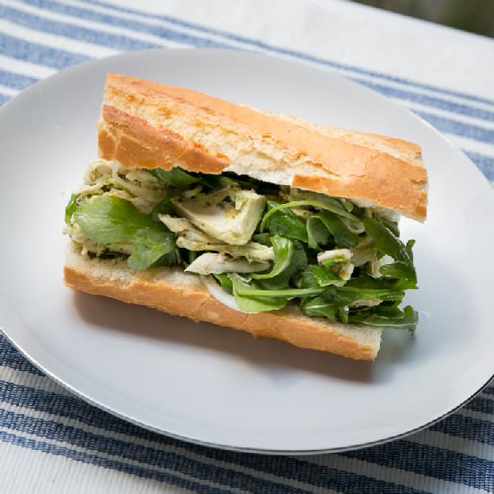 Basil Chicken Salad Sandwich - Recipe photo by recipesinspired