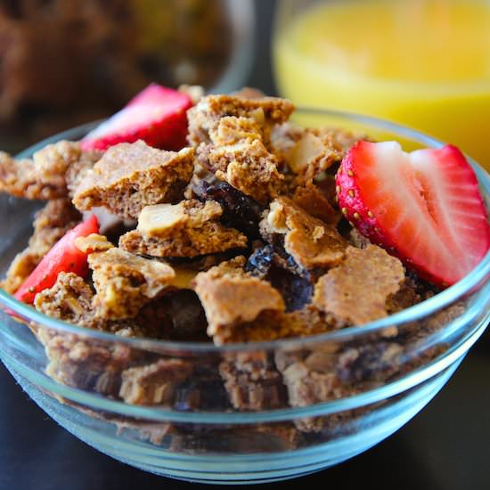 Paleo Cranberry Almond Crunch Cereal - Recipe photo by WholeLifestyleNutrition