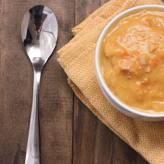 Crockpot Split Pea Soup - Recipe photo by Dash of Reality