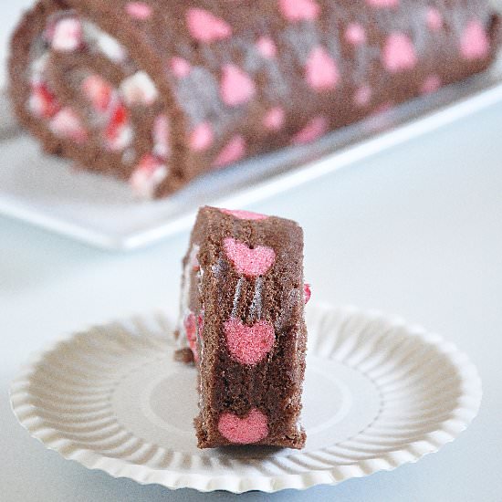 Patterned Chocolate Swiss Roll - Recipe photo by spillthespices