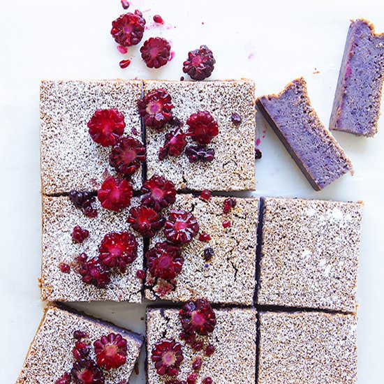 Blackberry Magic Custard Cake - Recipe photo by BakersRoyale