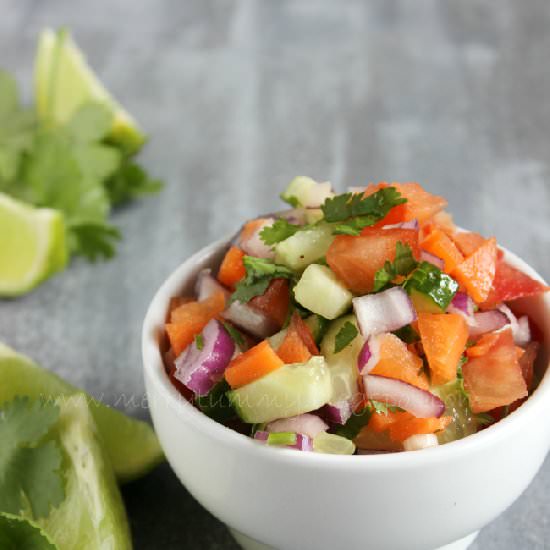 Kachumber- The First Indian Salad - Recipe photo by Shweta_mt