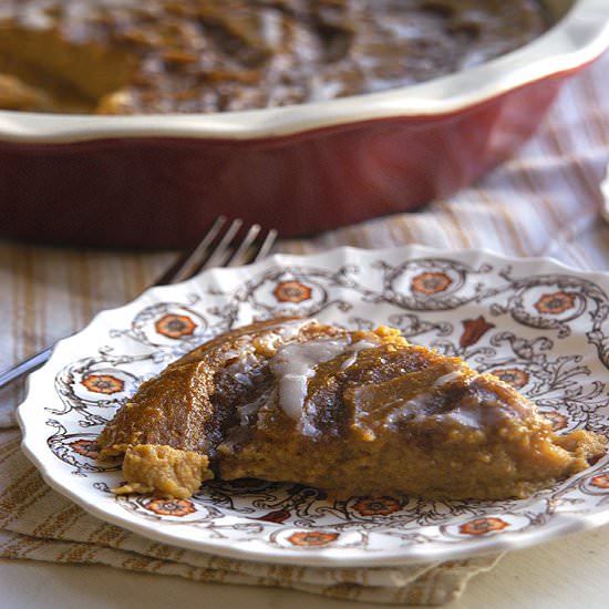 Pumpkin Cinnamon Clafoutis - Recipe photo by bashfulbao
