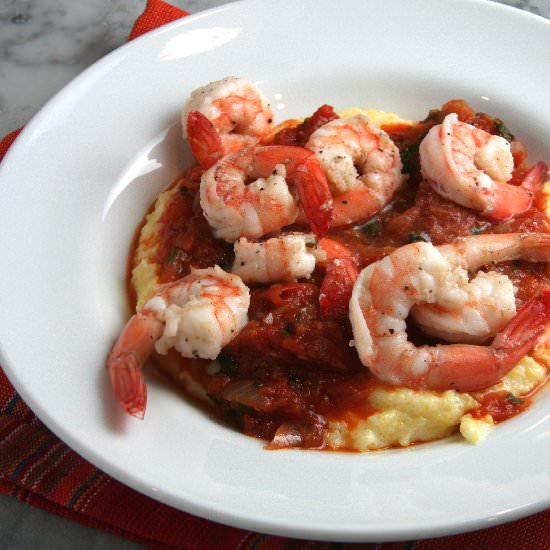 Shrimp & Grits - Recipe photo by thebrookcook.wordpress.com