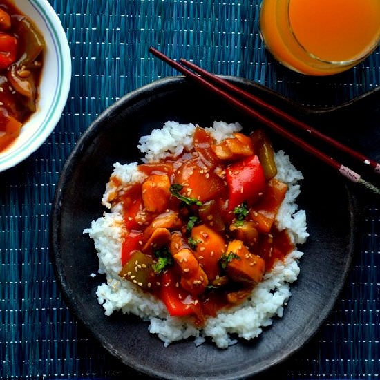 Sweet & Sour Chicken - Recipe photo by ashmita_s