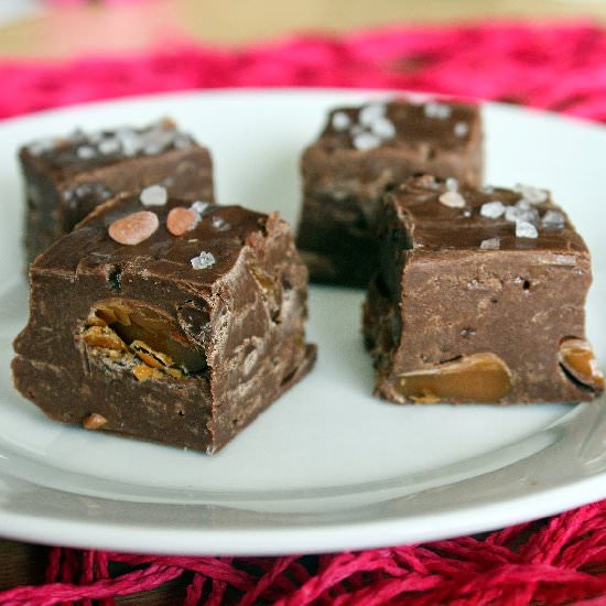 Salted Caramel Fudge - Recipe photo by melissascuisine