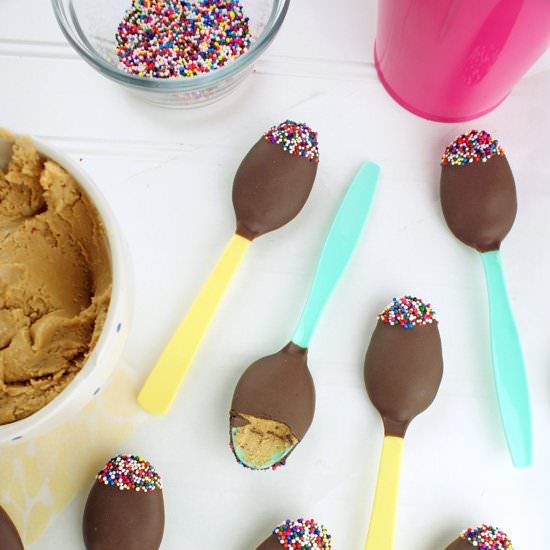 Peanut Butter Truffle Choco Spoons - Recipe photo by MissCandiQuik