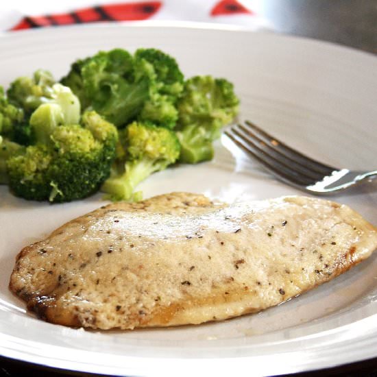Easy Parmesan Crusted Tilapia - Recipe photo by LazyGlutenFree