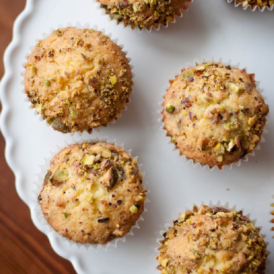 Mini Pistachio Pound Cakes - Recipe photo by Butteredup