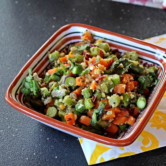 Asparagus and Carrot Stir Fry - Recipe photo by Cooking in Westchester