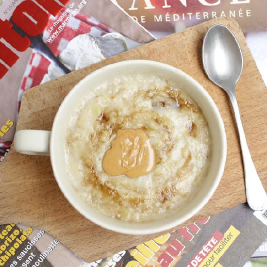 Creamy Banana Oatmeal - Recipe photo by withanopenmind