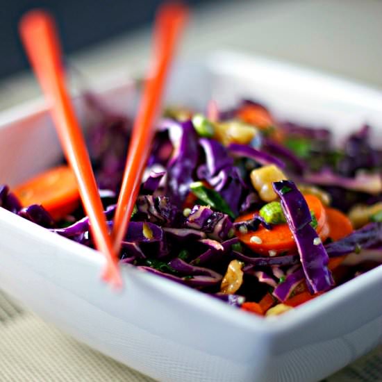 Cabbage Slaw with Mint & Hemp Seeds - Recipe photo by crissy0316