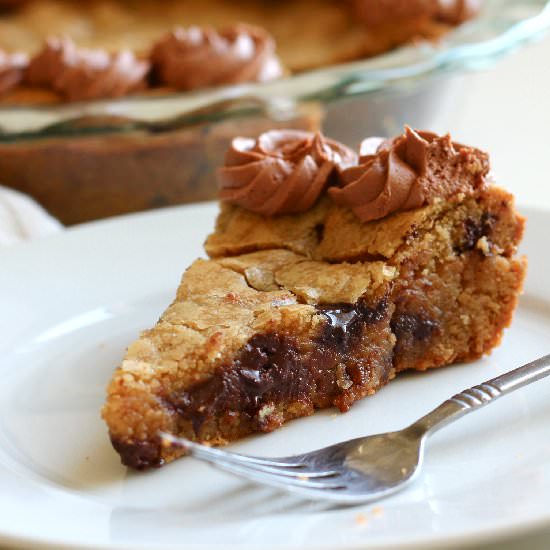 Chocolate Chip Cookie Cake - Recipe photo by Confectionary Tales
