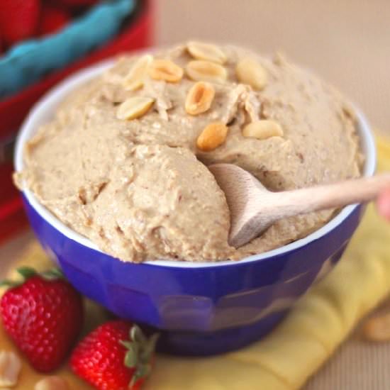 Guilt-Free Cookie Dough Dip - Recipe photo by dessertswithbenefits