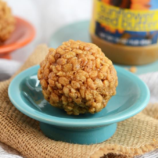 Sun Butter Rice Crispy - Recipe photo by fitfoodiefinds