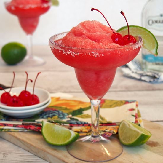 Cherry Limeade Margaritas - Recipe photo by the cookie rookie