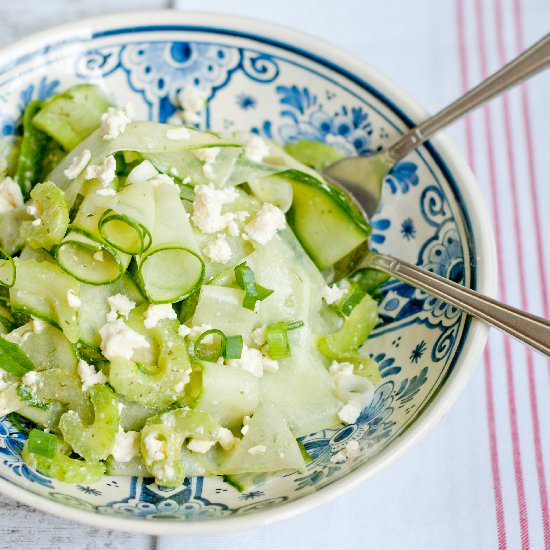Cucumber Celery Salad - Recipe photo by Eitjekookt