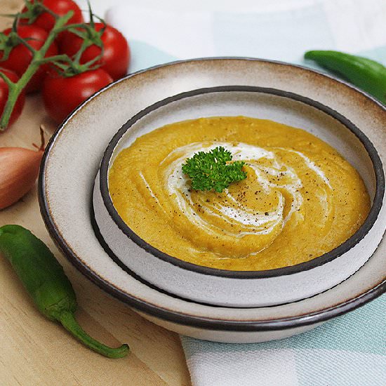Red Lentils Soup with Yogurt - Recipe photo by FingerLickingFood