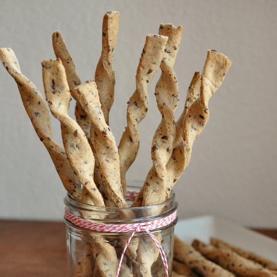 Twisty Flax Sticks - Recipe photo by Allergy Free Alaska