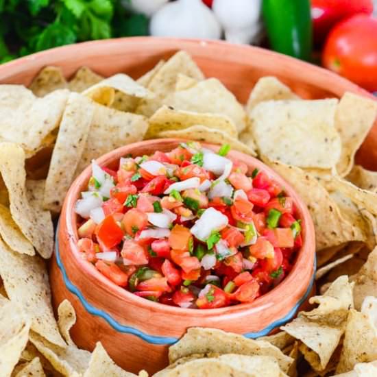 Pico De Gallo Salsa - Recipe photo by Flavor Mosaic