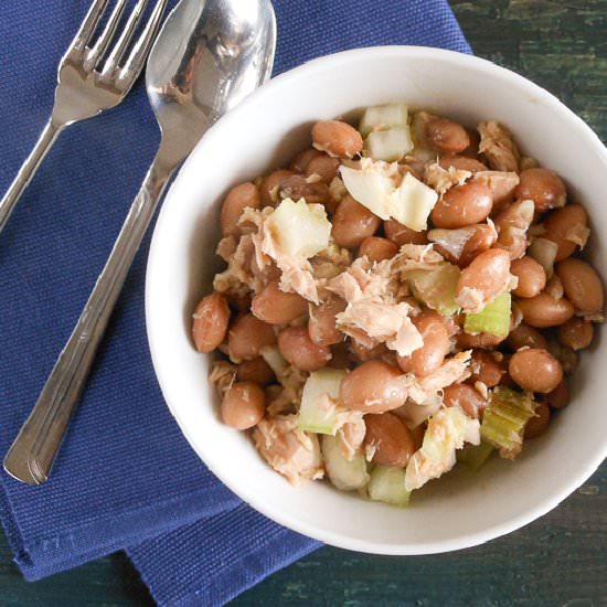 Borlotti bean salad - Recipe photo by an italian in my kitchen