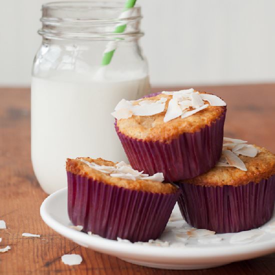 Coconut Sourdough Muffins - Recipe photo by foodsofourlives