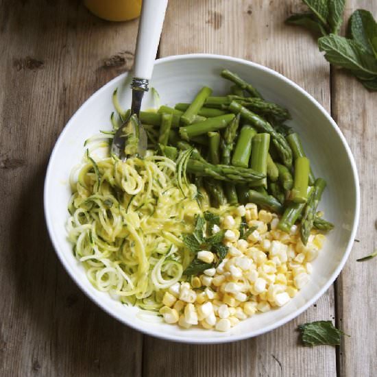 Raw Zucchini Noodle Bowl - Recipe photo by inpursuitofmore