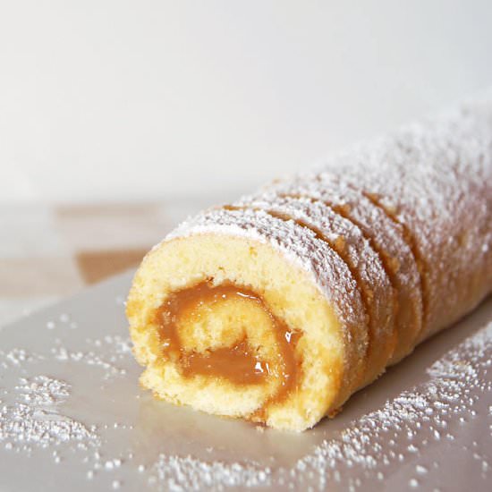 Dulce de Leche Cake Roll - Recipe photo by Leelalicious