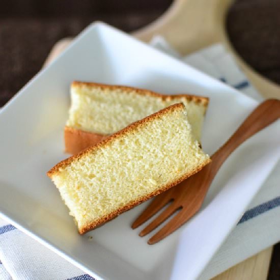Castella Cake - Recipe photo by throughthekitchendoor