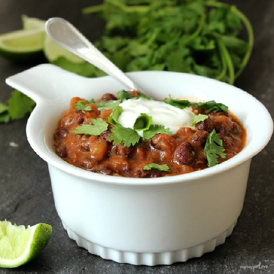 Zesty Black Bean Soup - Recipe photo by April@LifeofPlenty