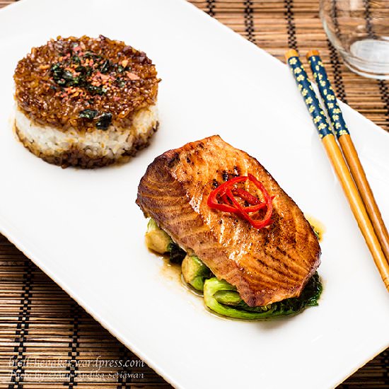 Tea Smoked Salmon - Recipe photo by bicil