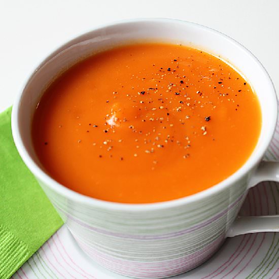 Sweet Potato Soup for Spring - Recipe photo by CookPlayExplore