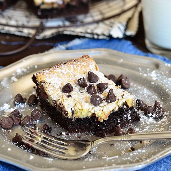 Chocolate Chip Gooey Butter Cake - Recipe photo by TidyMom