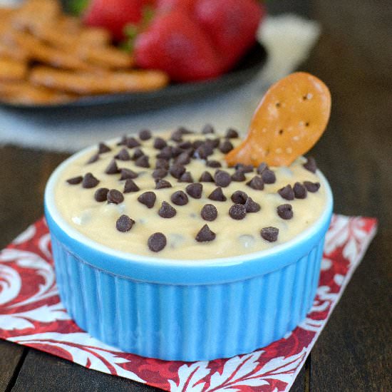 Salted Caramel Chocolate Yogurt Dip - Recipe photo by BruCrewLife