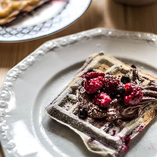 Easy Berry Waffles - Recipe photo by sugarthumb