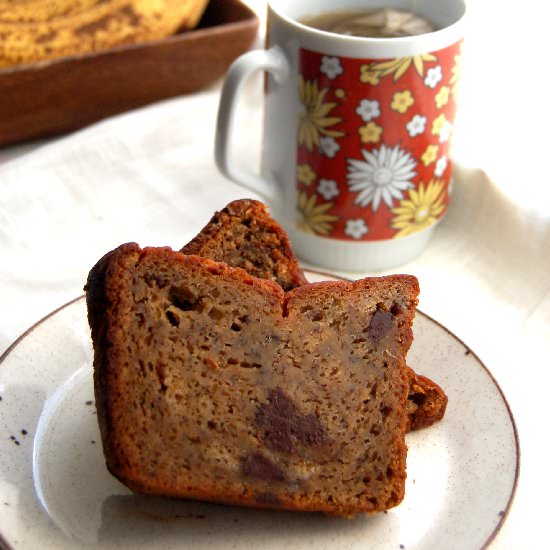 Chocolate Chip Banana Bread - Recipe photo by chiccaskitchen