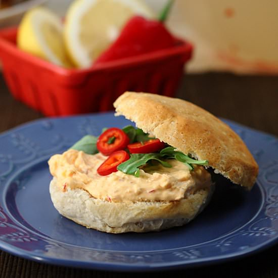 Melissa's Pimento Cheese Sandwiches - Recipe photo by Barbaracooks