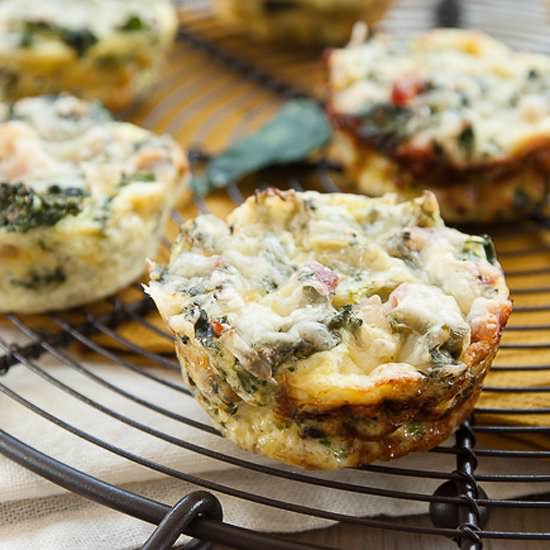 Mini Crustless Kale Broccoli Quiche - Recipe photo by goodlifeeats