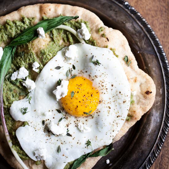 Spring Pizza - Recipe photo by crackersonthecouch
