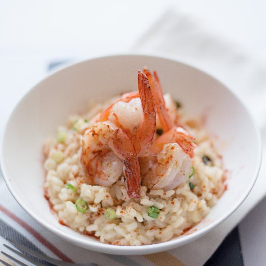 Garlic Prawns Risotto - Recipe photo by Adore Foods