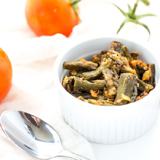 Bhindi Masala – Okra Stir Fry - Recipe photo by cookwithmanali