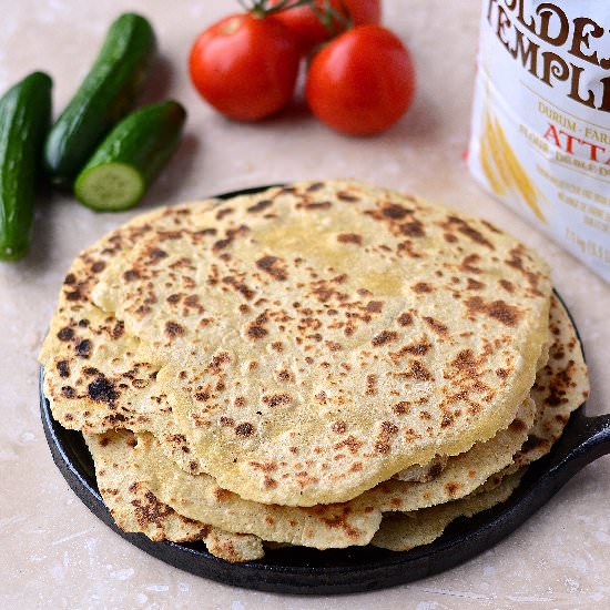 Chapati - Recipe photo by Catherine Cuisine