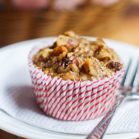 Wholesome Banana Nut Muffins - Recipe photo by jellib